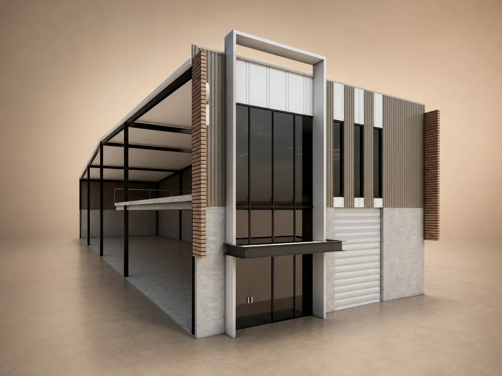 Flex Show — render exterior