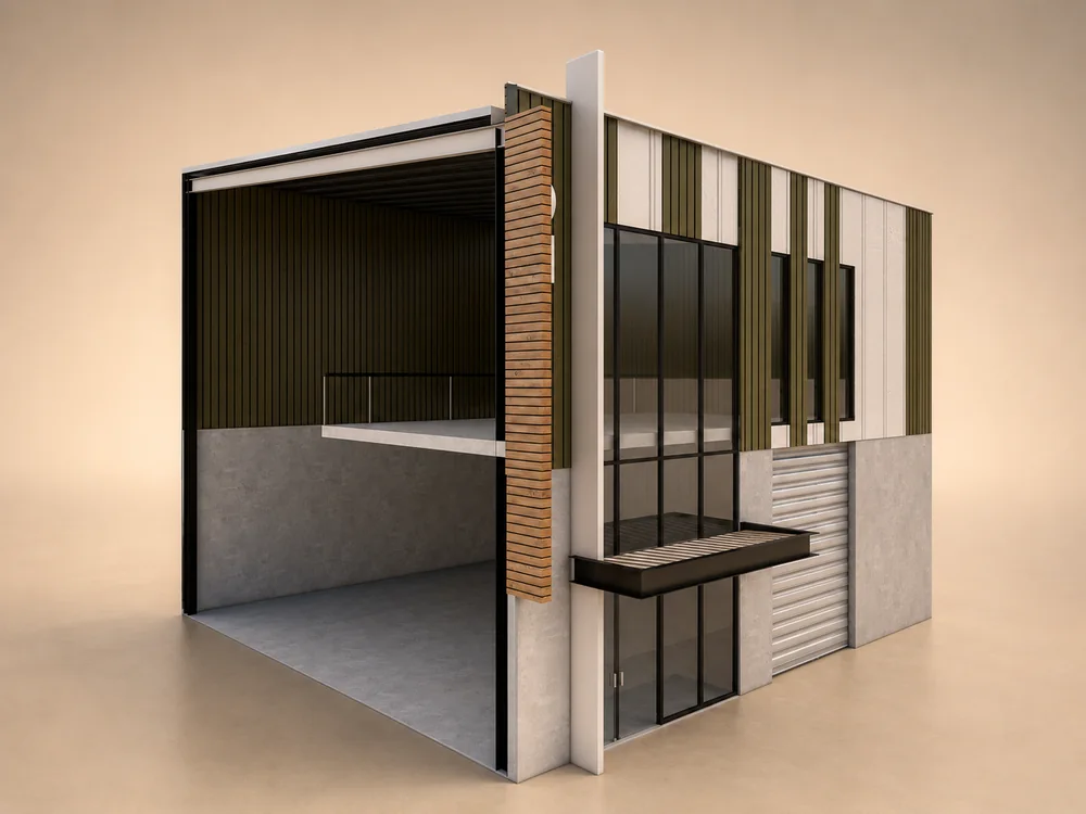Flex Studio — render exterior