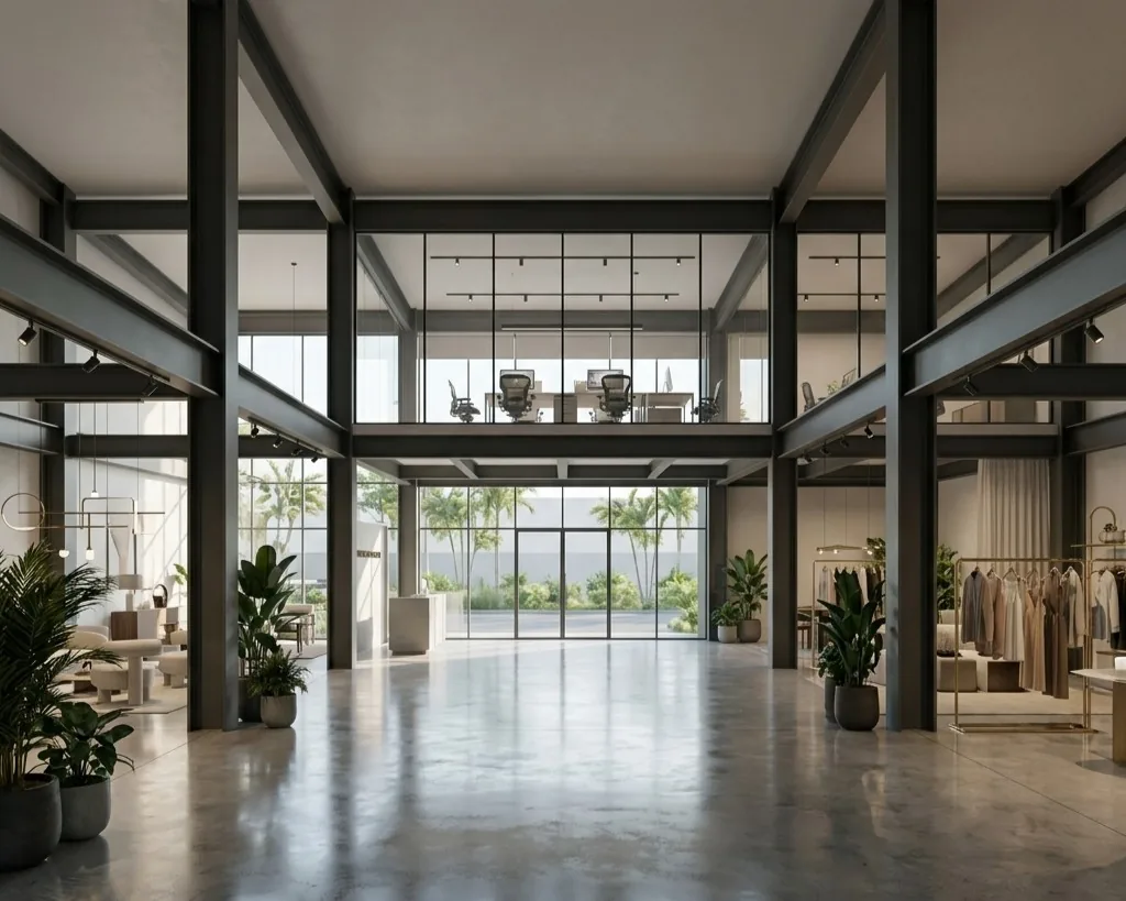 Interior — showroom comercial